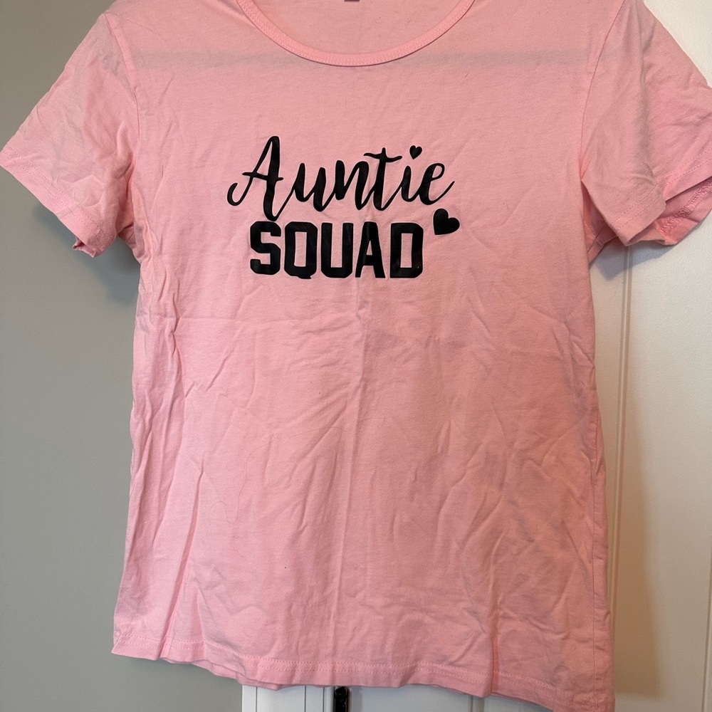 Pink 'Auntie Squad' T-Shirt